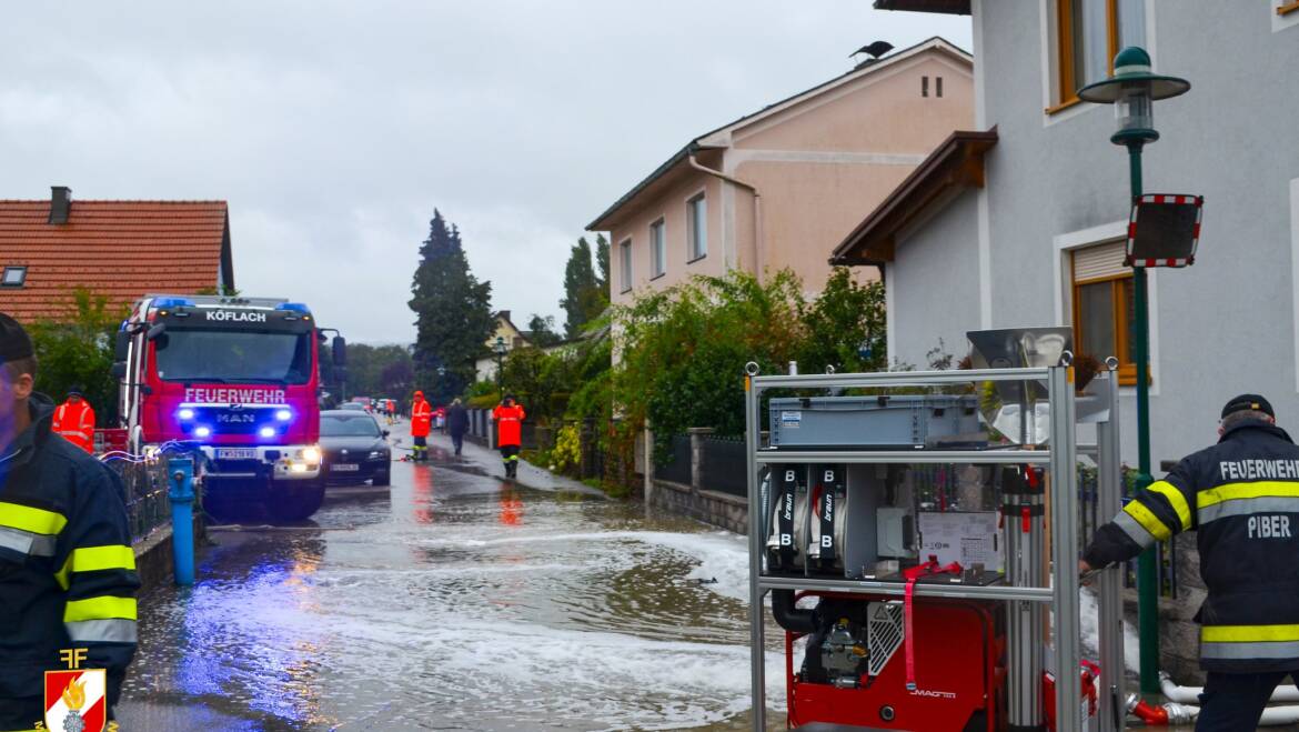 Katastrophenhilfsdienst-Einsatz in Niederösterreich